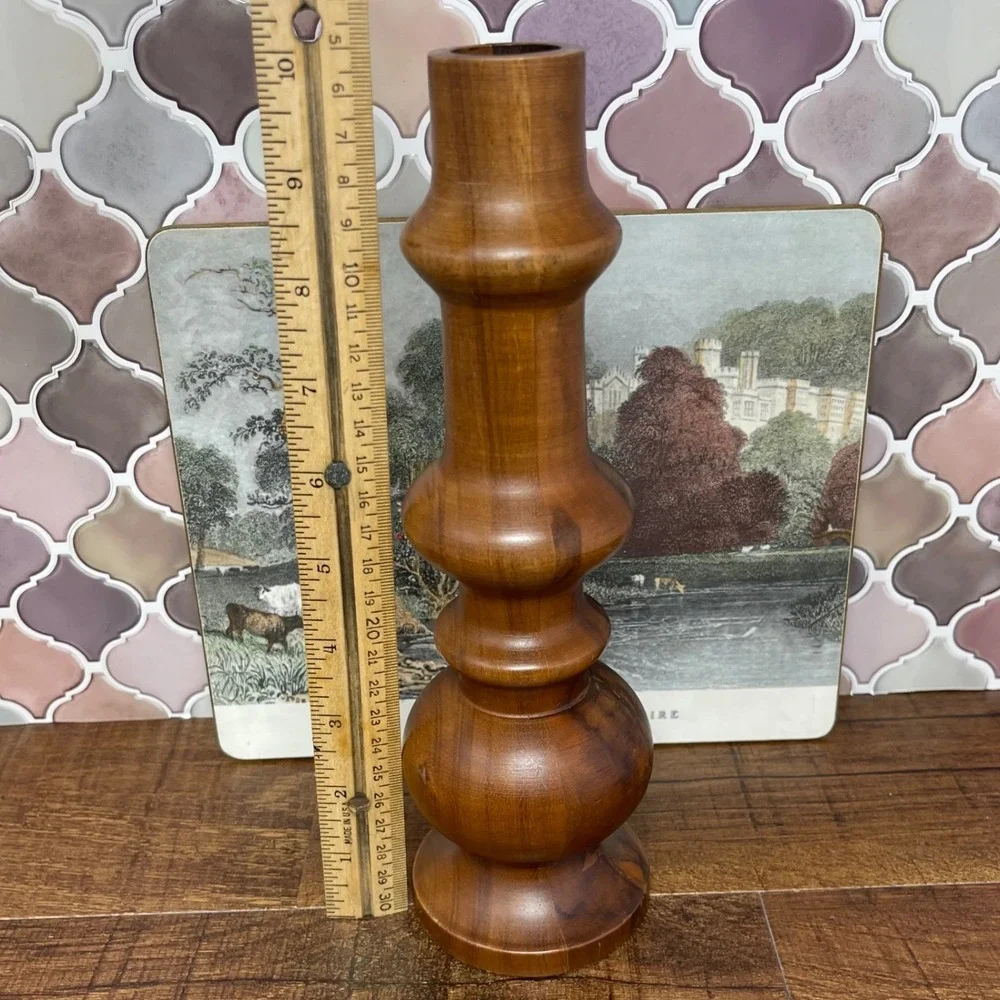 Hearth & Hand with Magnolia - Wood Turned Vase - NO GLASS INSERT - Accent‎ Decor